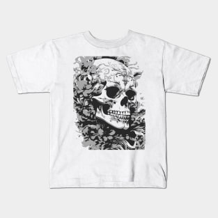 intricate skull Kids T-Shirt